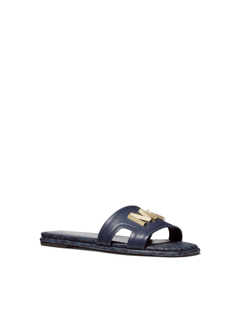 rinascente Michael Michael Kors Leather Kippy slides