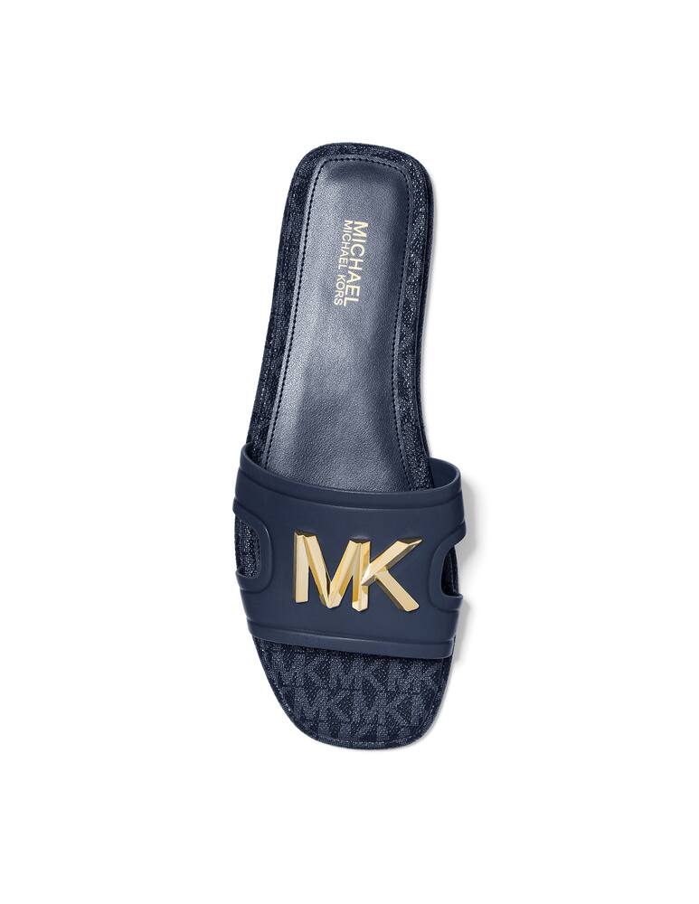 rinascente Michael Michael Kors Leather Kippy slides