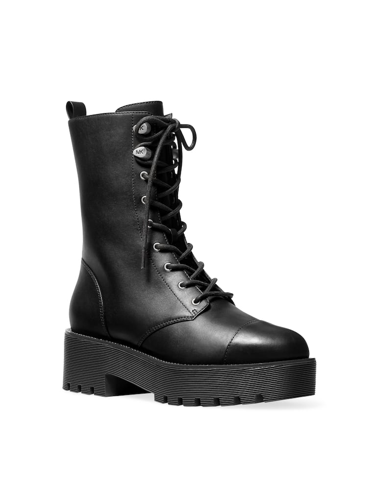 rinascente Michael Michael Kors Bryce leather platform combat boot