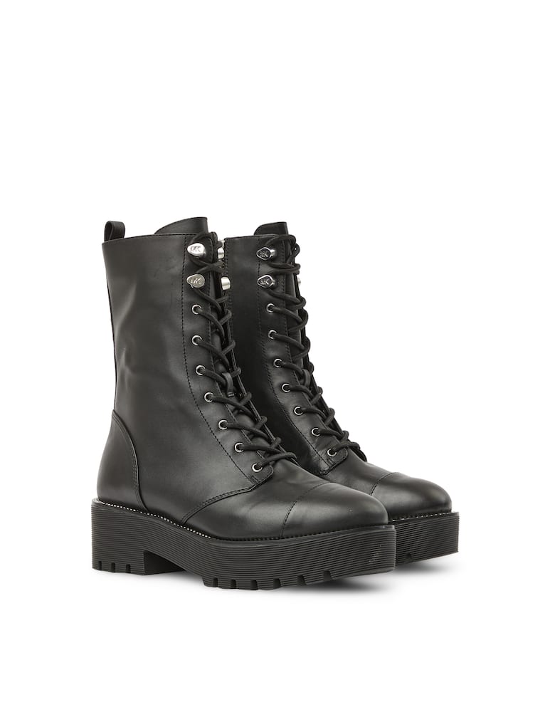 rinascente Michael Michael Kors Bryce leather platform combat boot