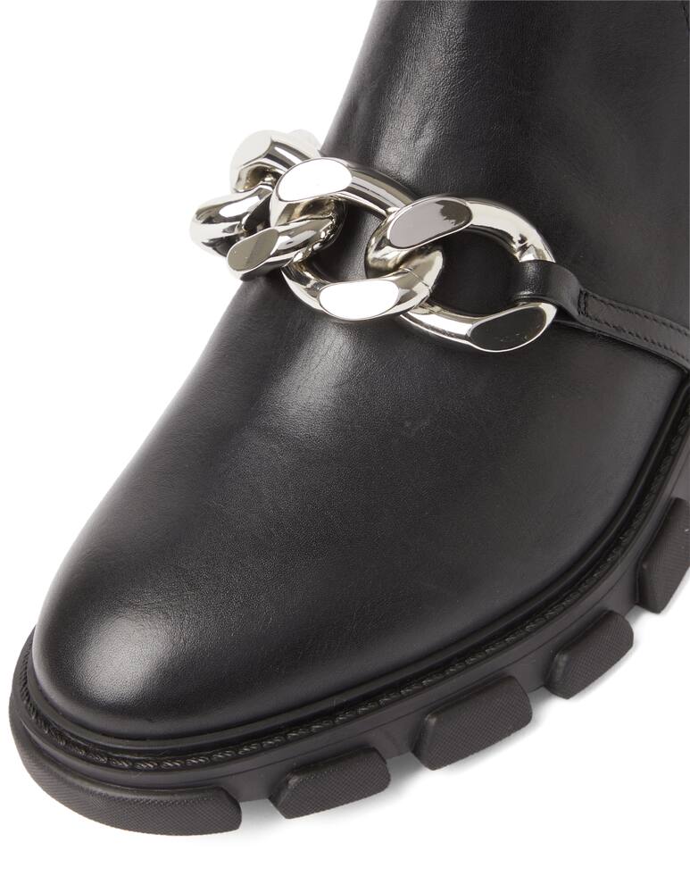 rinascente Michael Michael Kors Stivaletto in pelle con catena Scarlett