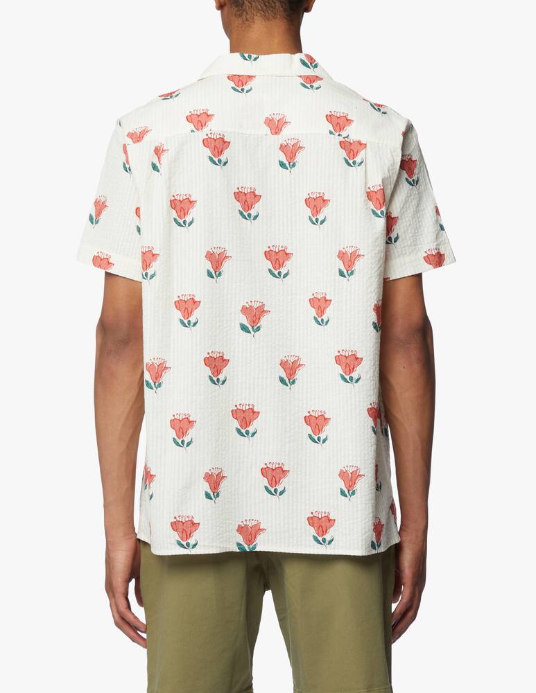rinascente YMC Camicia manica corta fiori - bianco