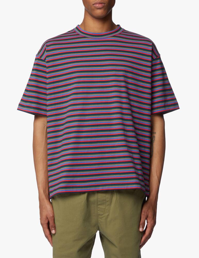 YMC Over striped t-shirt - multi - picture 1 YMC Over striped t-shirt - multi - picture 1