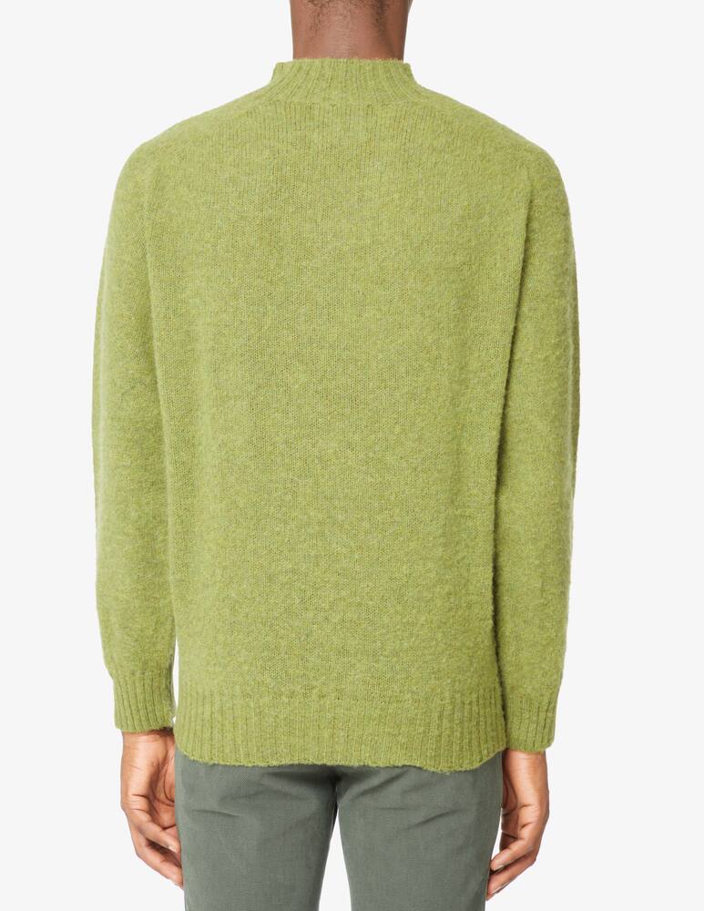 rinascente YMC Maglia collo alto in lana mountand - Verde