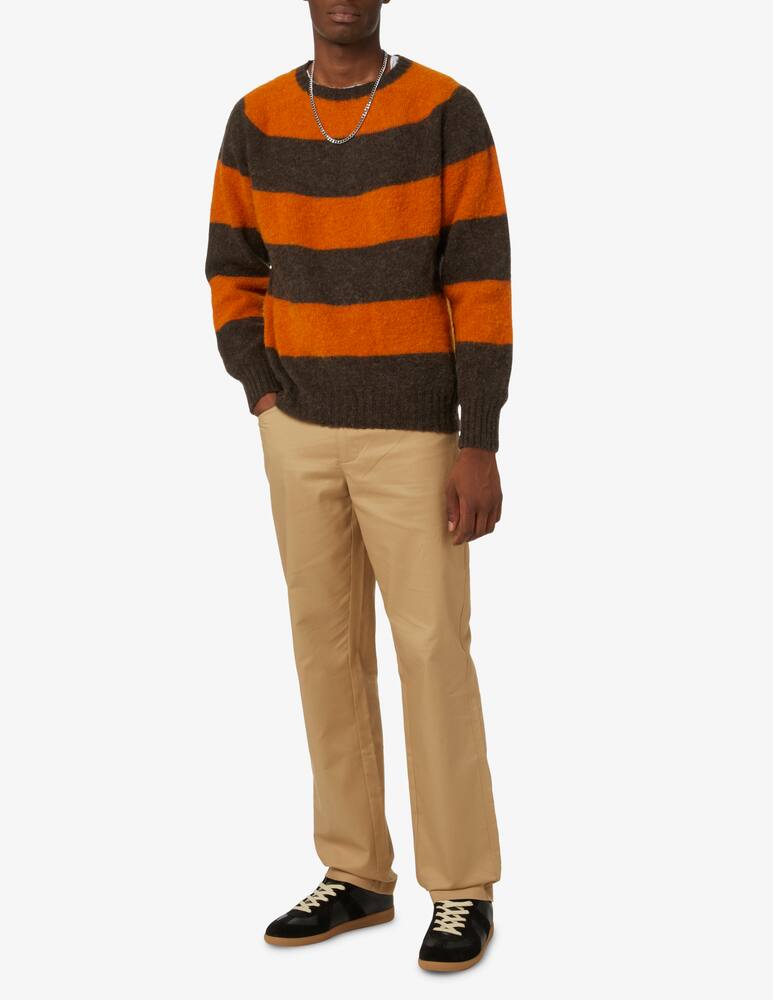 rinascente YMC Suedehead crew neck knit - Brown