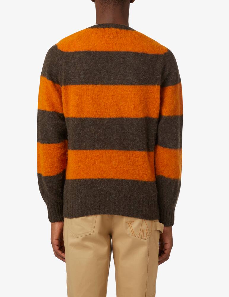 rinascente YMC Suedehead crew neck knit - Brown