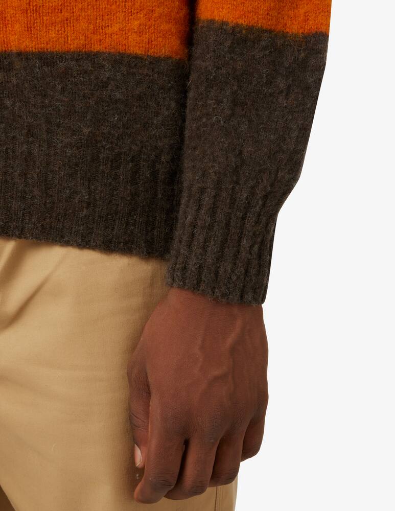 rinascente YMC Suedehead crew neck knit - Brown