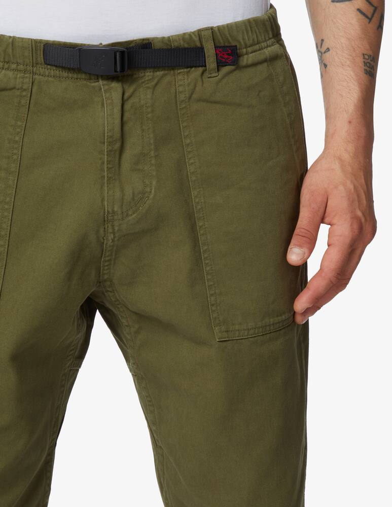 Gramicci Pantalone loose fit affusolato in cotone - oliva - immagine 4 Gramicci Pantalone loose fit affusolato in cotone - oliva - immagine 4