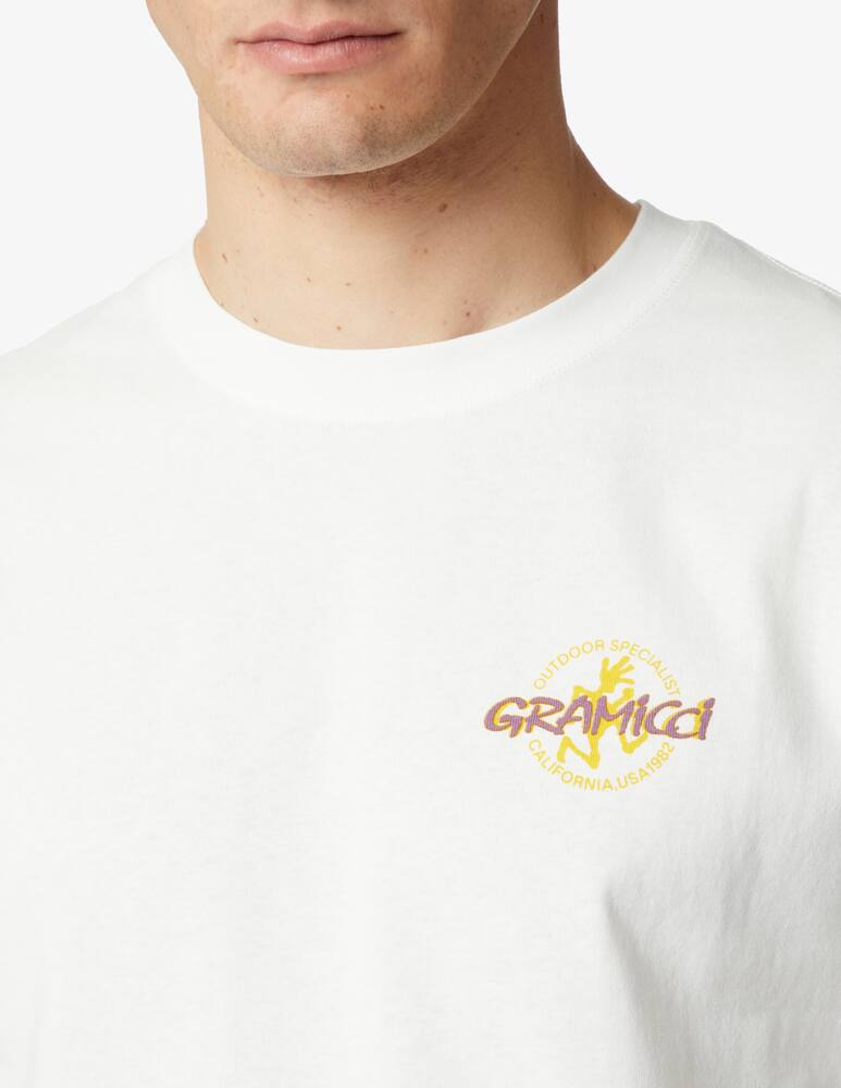 rinascente Gramicci Maglietta manica corta running man - bianco