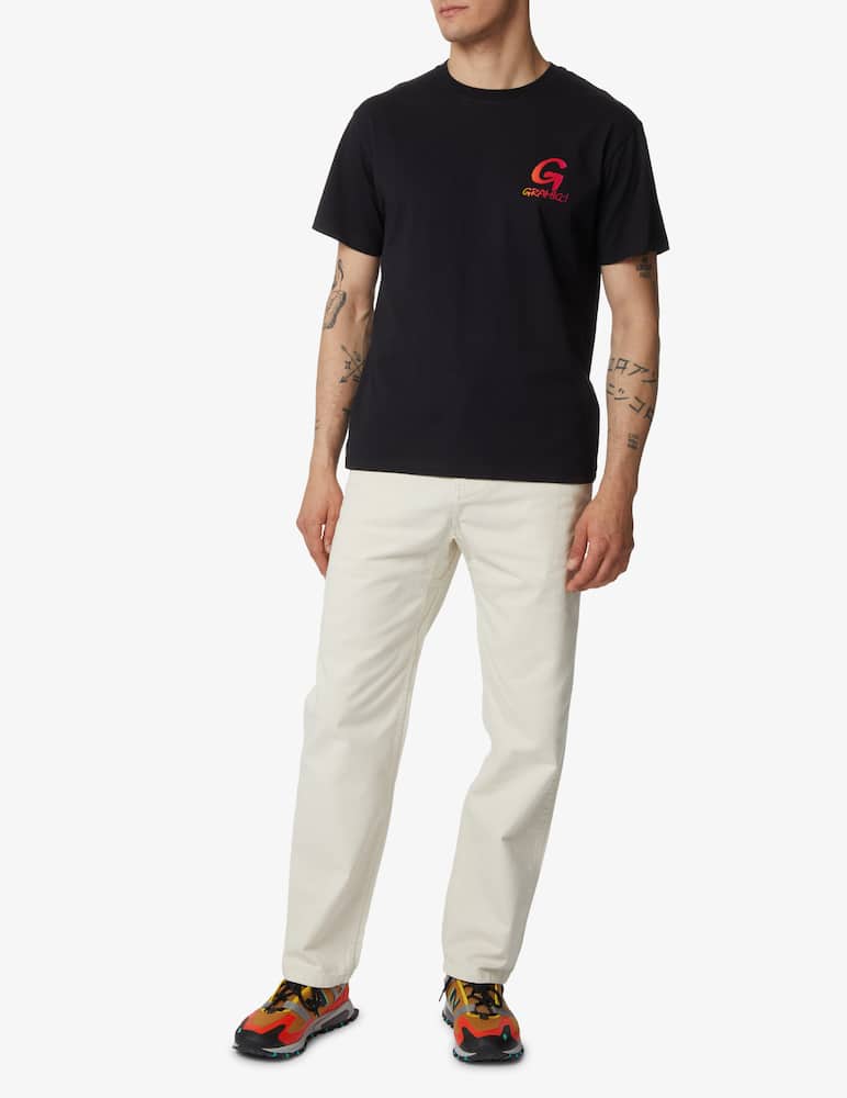 rinascente Gramicci Maglietta manica corta logo impilato multicolor - nero