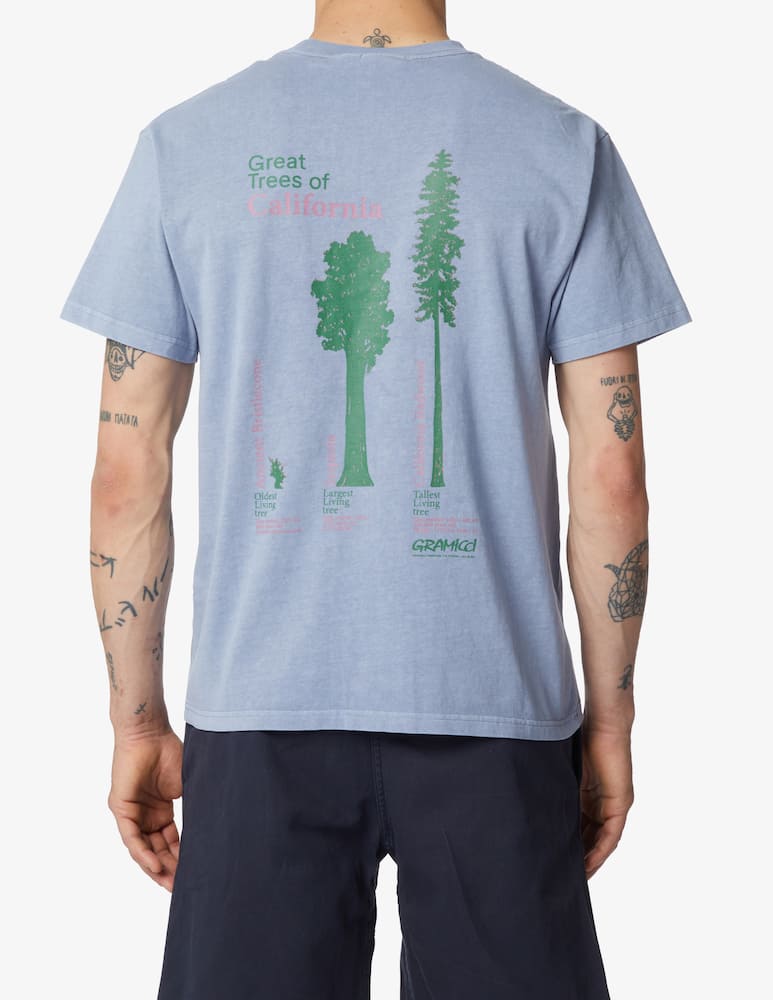 Gramicci Maglietta manica corta cali trees - viola - immagine 3