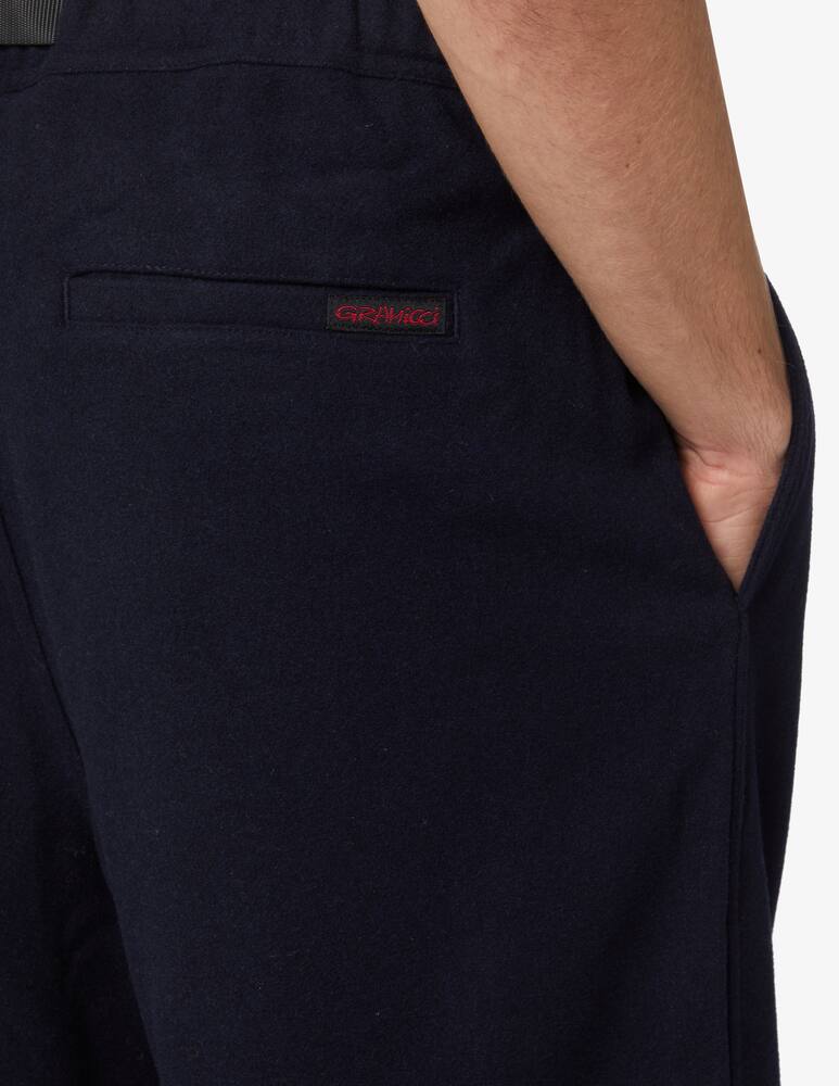 rinascente Gramicci Wool relaxed pleated trouser - Blue