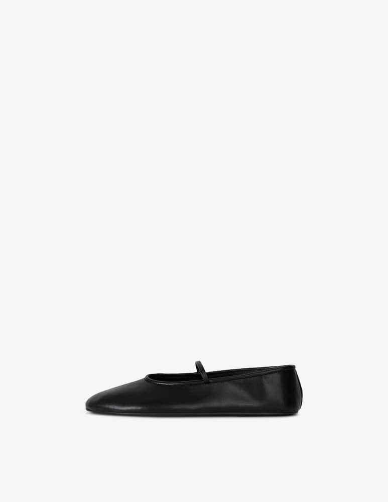 Jeffrey Campbell Dancerina leather elastic flat shoes - picture 1 Jeffrey Campbell Dancerina leather elastic flat shoes - picture 1