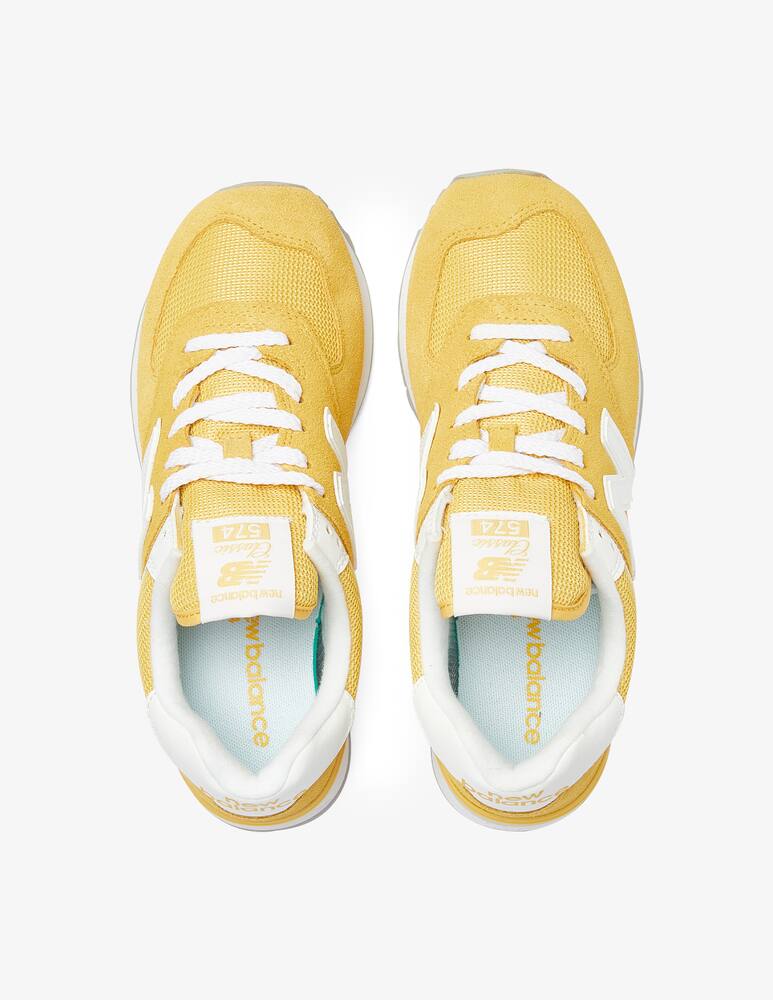 rinascente New Balance WL574 suede sneakers  - Yellow