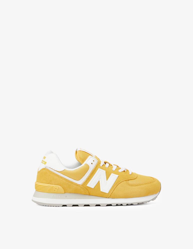 rinascente New Balance WL574 suede sneakers  - Yellow