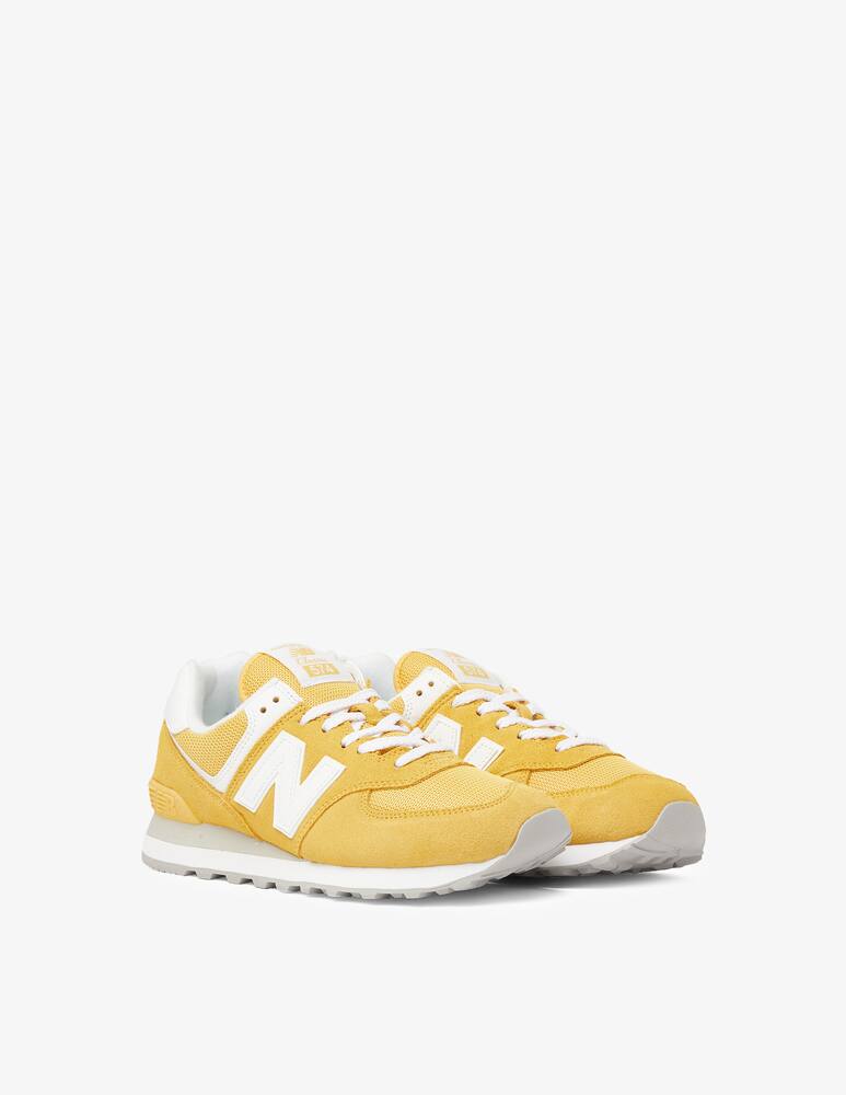 rinascente New Balance WL574 suede sneakers  - Yellow