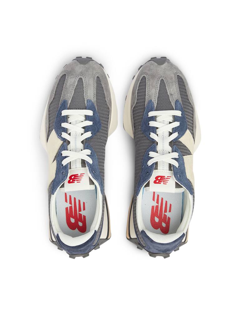 rinascente New Balance Sneaker 327 suede mesh - blu