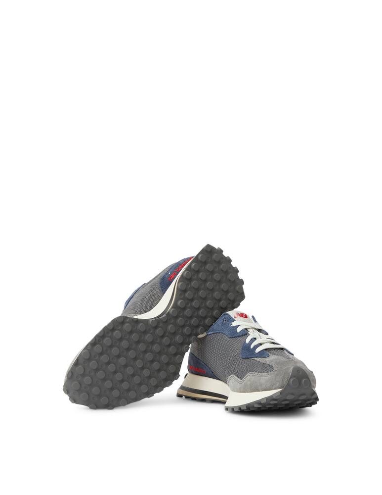 rinascente New Balance Sneaker 327 suede mesh - blu