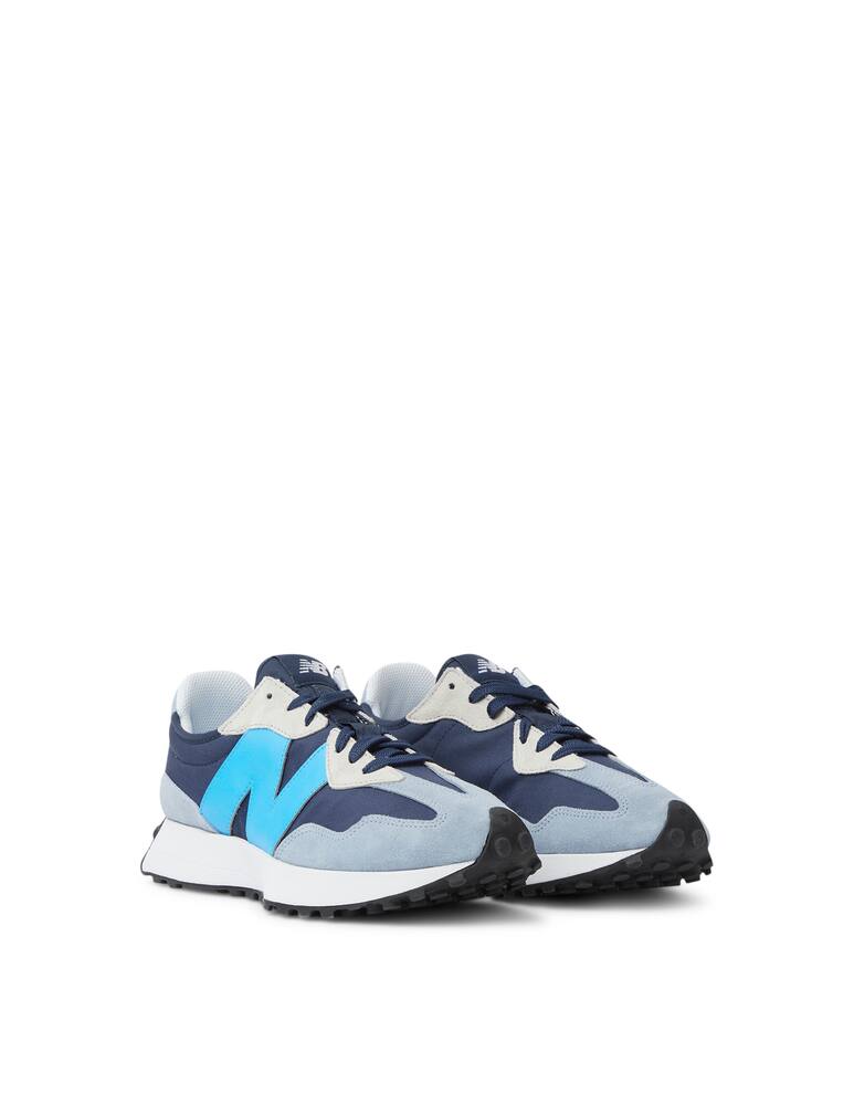 rinascente New Balance Sneaker 327 suede nylon - blue