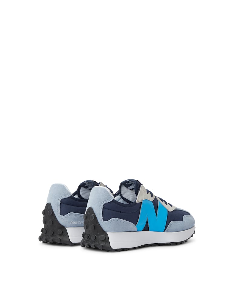 rinascente New Balance Sneaker 327 suede nylon - blue
