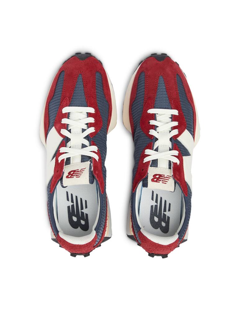 rinascente New Balance Sneaker 327 adv suede mesh - blu