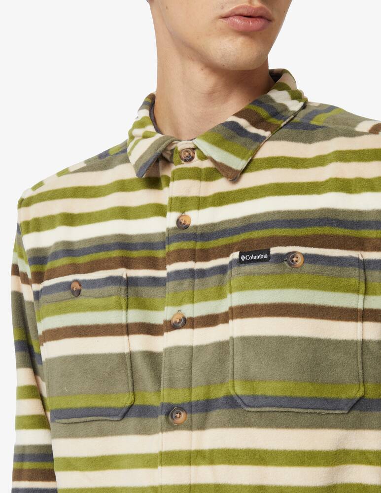 rinascente Columbia Overshirt fleece stripes