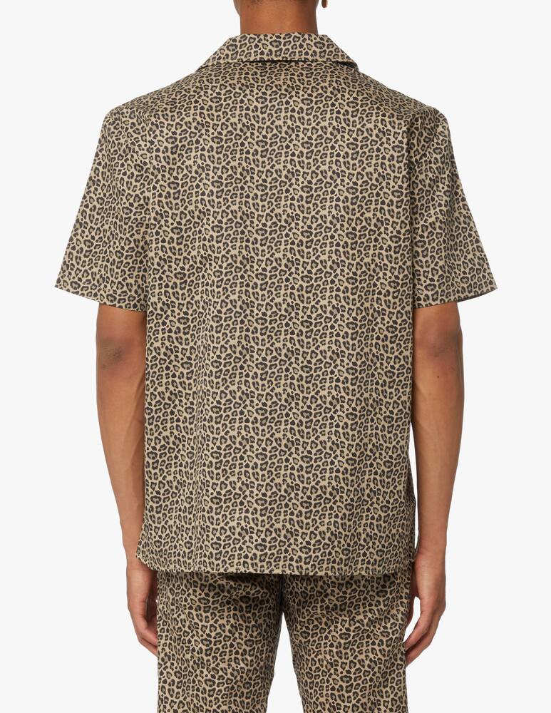 rinascente Dickies Short sleeve shirt leo print ctn - brown