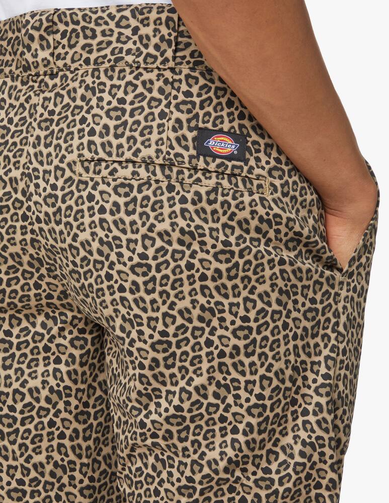 rinascente Dickies Short cotton leo print - brown