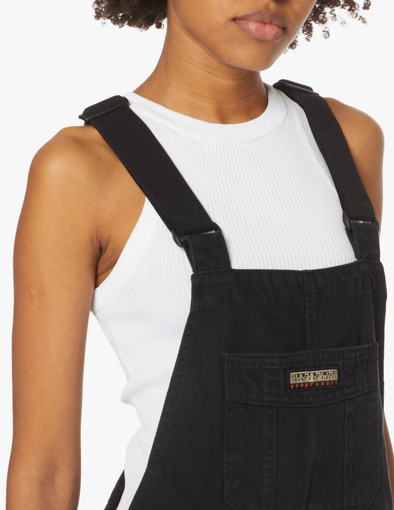 rinascente Napapijri Cotton long dungarees - black