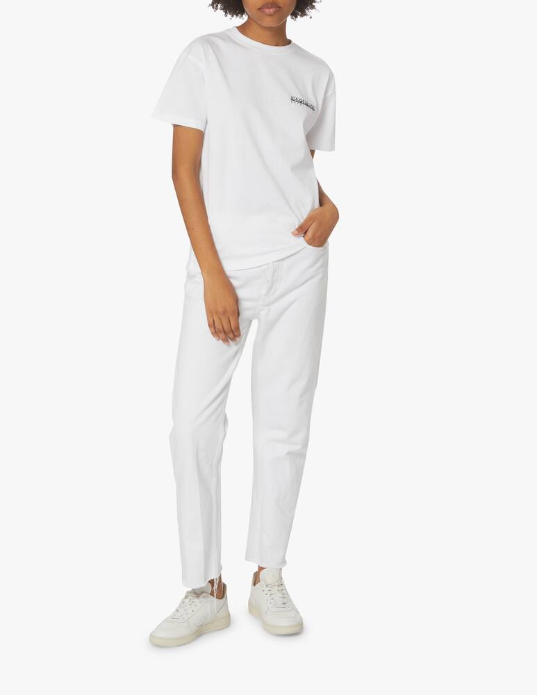 rinascente Napapijri T-shirt in cotone con stampa - bianco