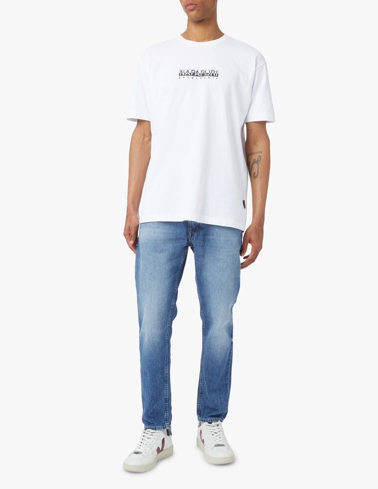 rinascente Napapijri Box logo relaxed t-shirt - white