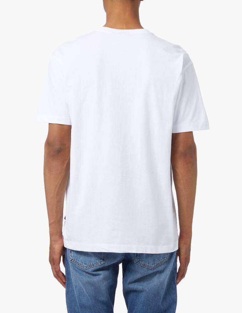 rinascente Napapijri Box logo relaxed t-shirt - white