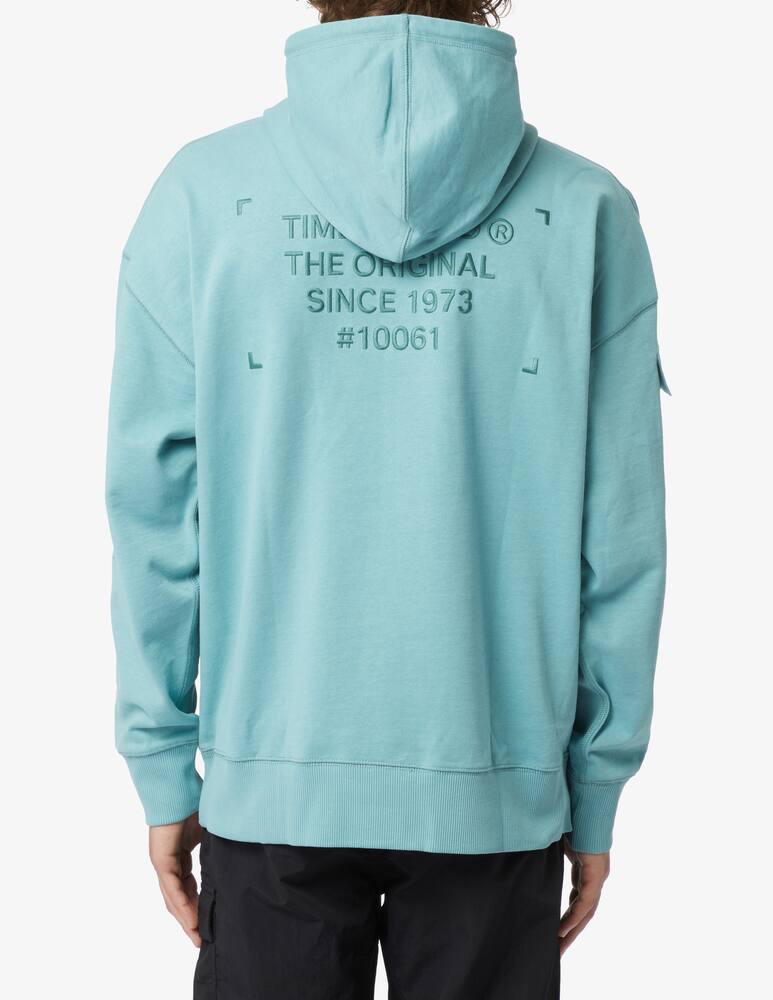 rinascente Timberland Mixed media hoodie - Green