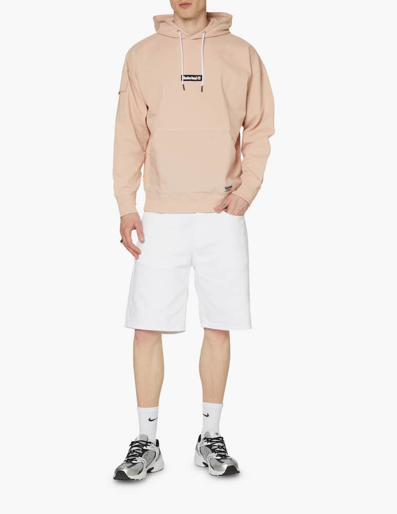 rinascente Timberland Mixed media hoodie - Beige