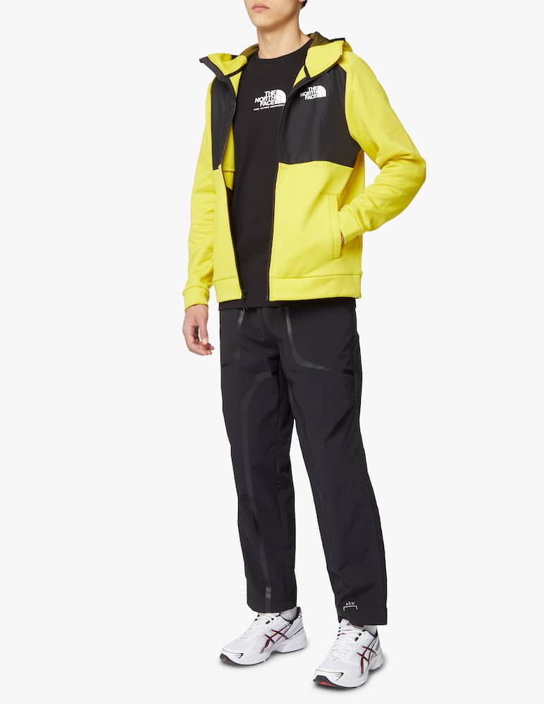 rinascente The North Face Felpa con cappuccio pile nylon - giallo