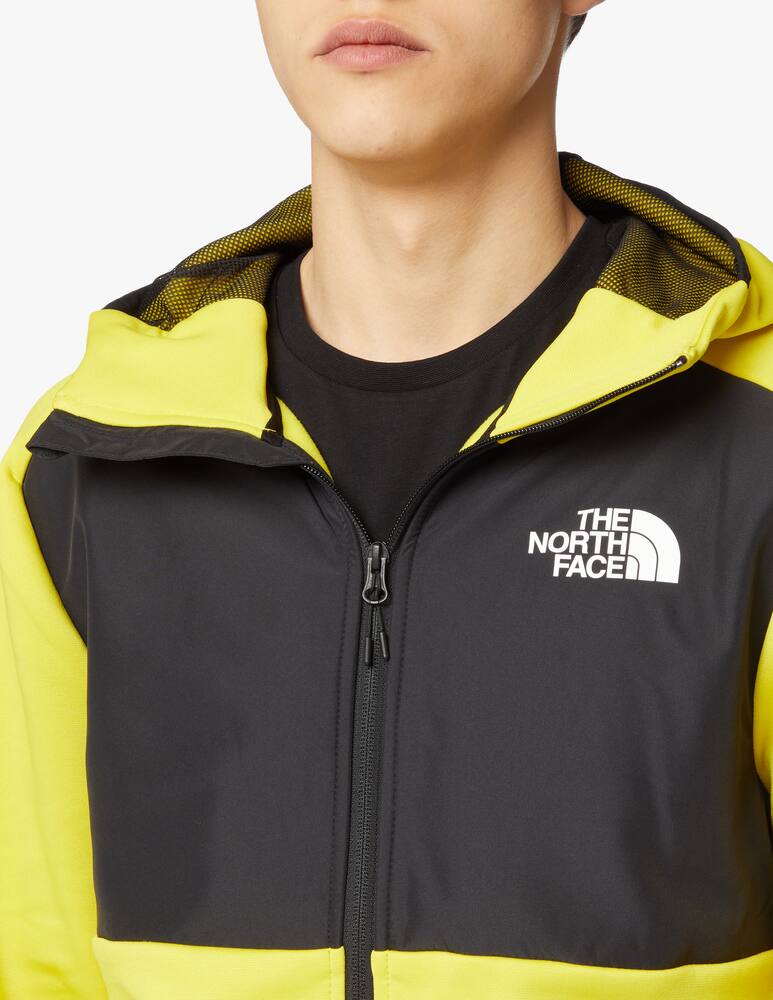 rinascente The North Face Felpa con cappuccio pile nylon - giallo