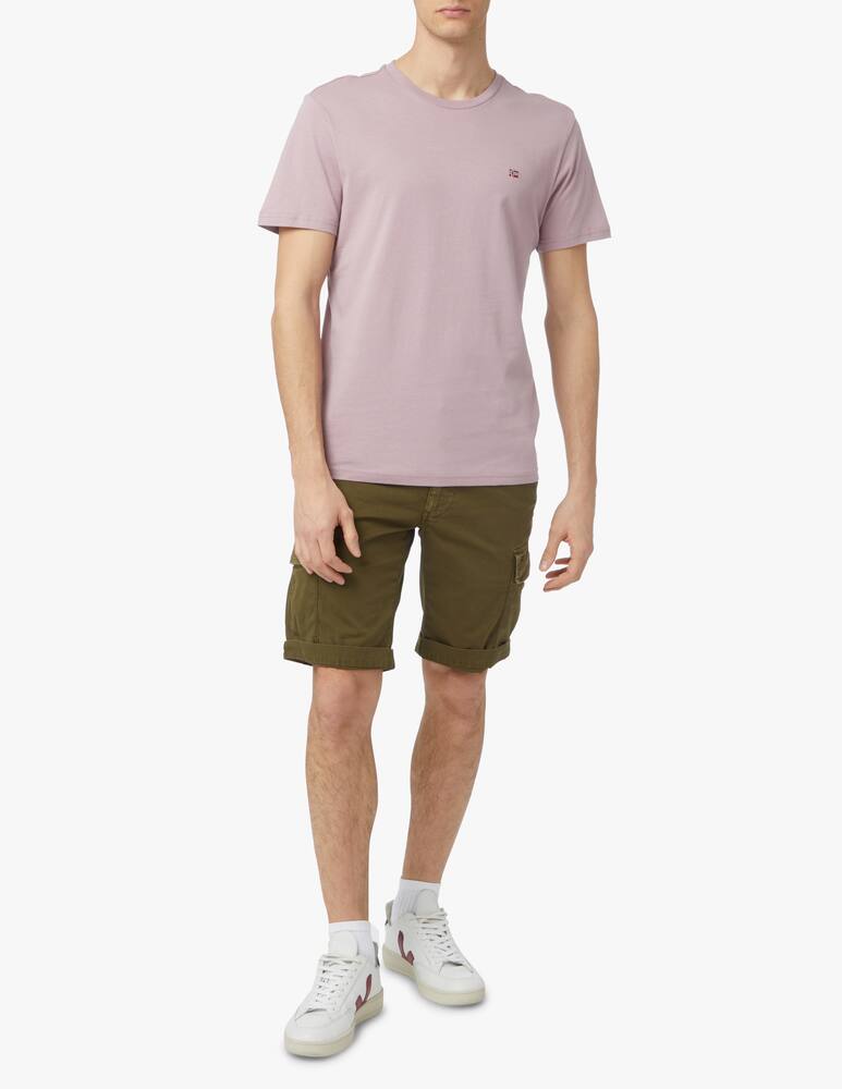 rinascente Napapijri Small logo flag t-shirt - pink