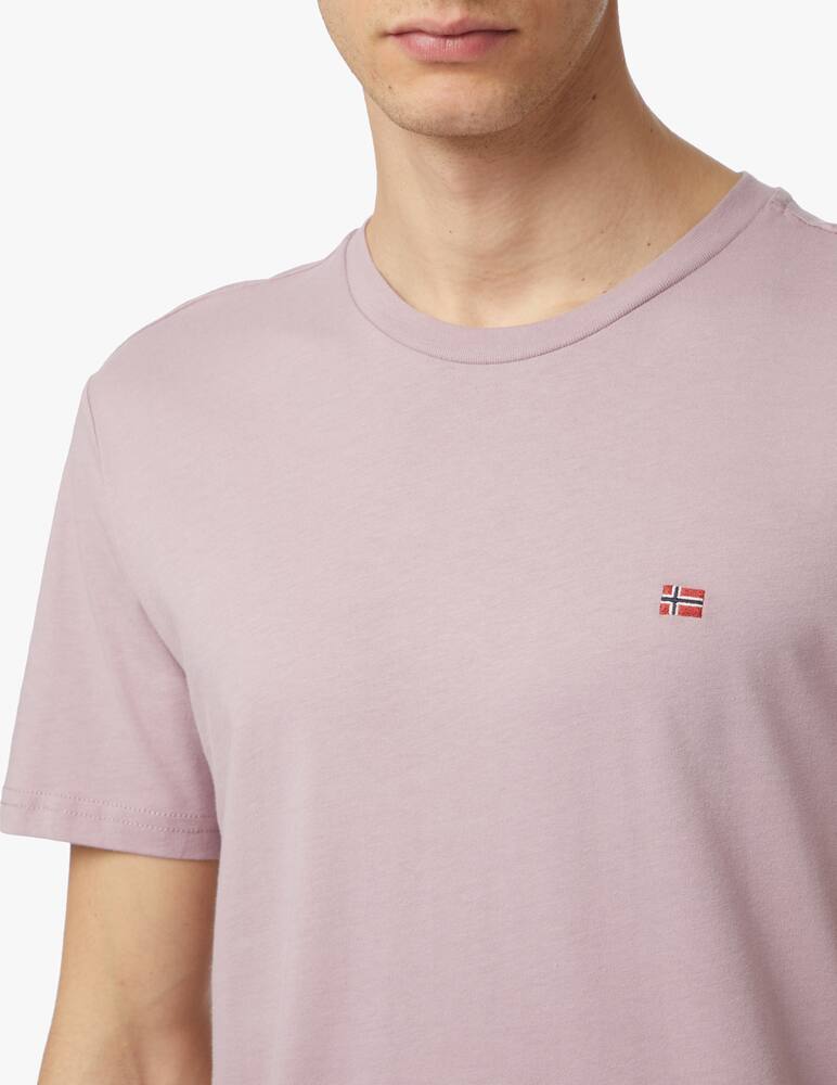 rinascente Napapijri Small logo flag t-shirt - pink