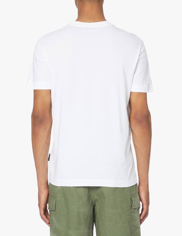 rinascente Napapijri Flag logo t-shirt - white