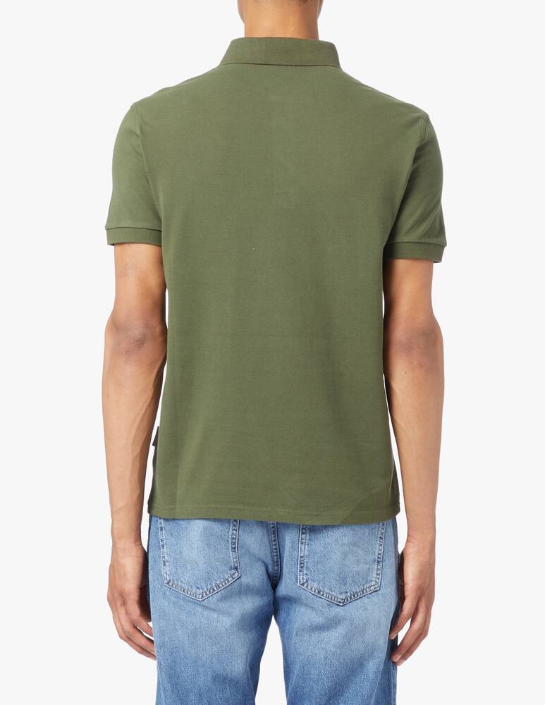 rinascente Napapijri Small flag short sleeve polo - olive