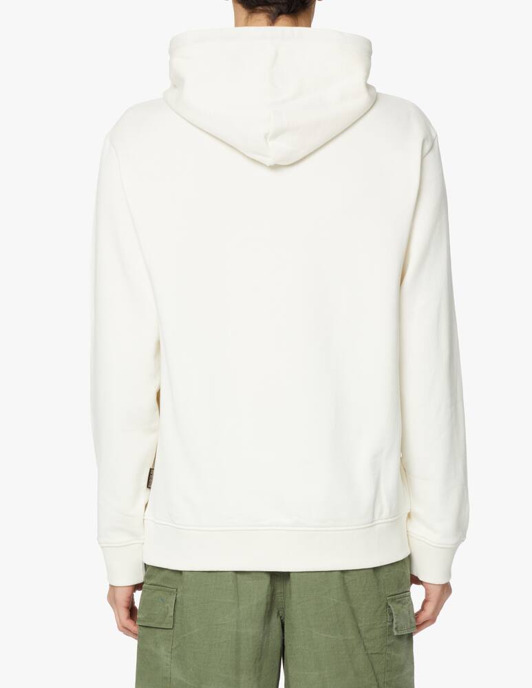 rinascente Napapijri Felpa con cappuccio logo mountain light - bianco