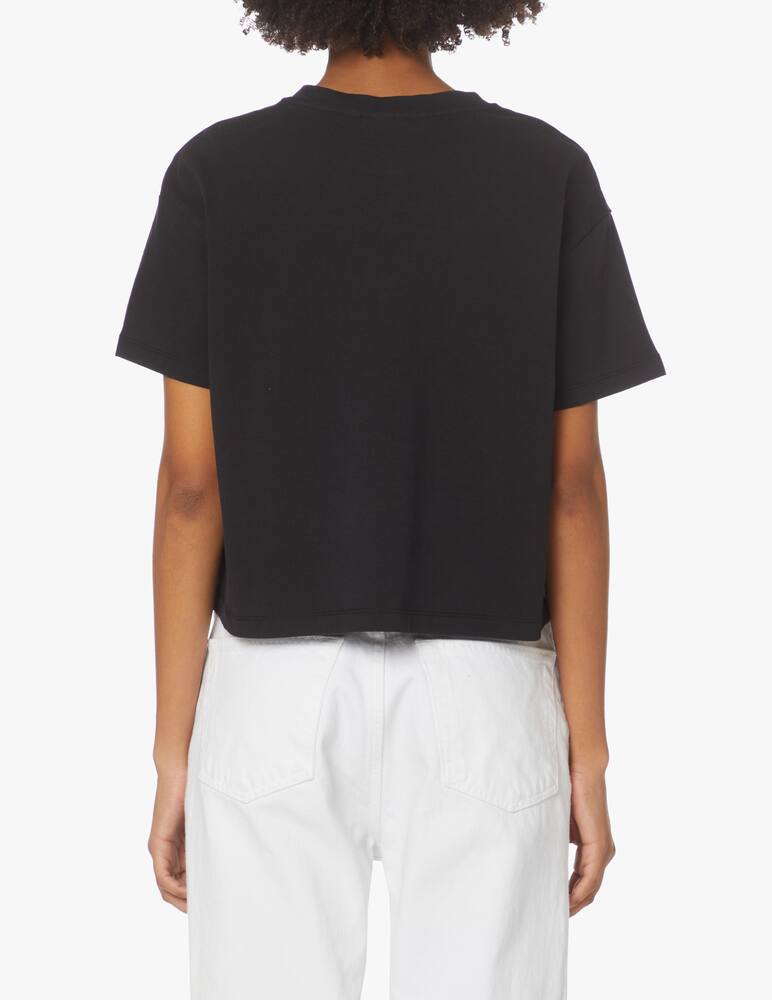 rinascente Napapijri T-shirt crop con mini logo - nero