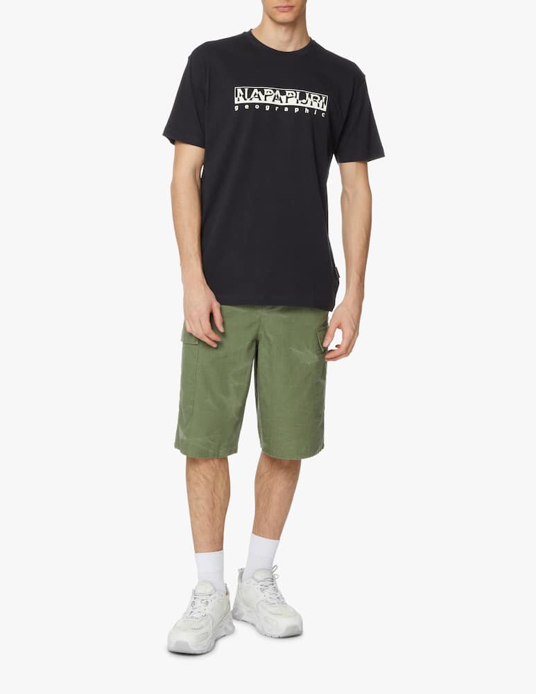 rinascente Napapijri Logo graphic t-shirt - black