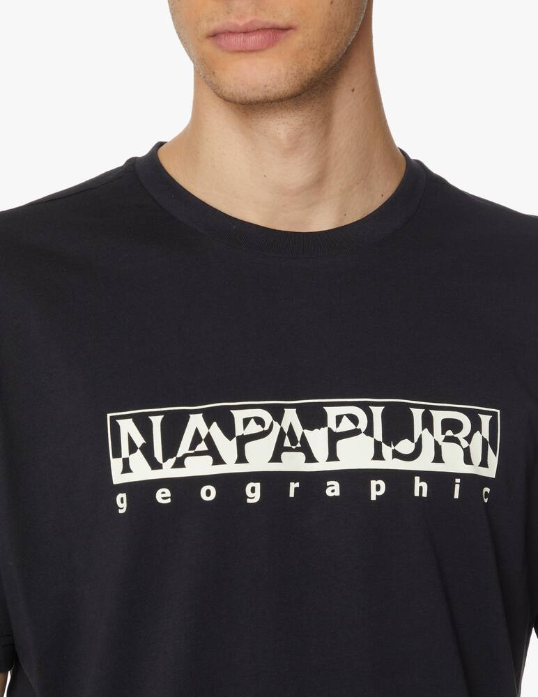 rinascente Napapijri Logo graphic t-shirt - black