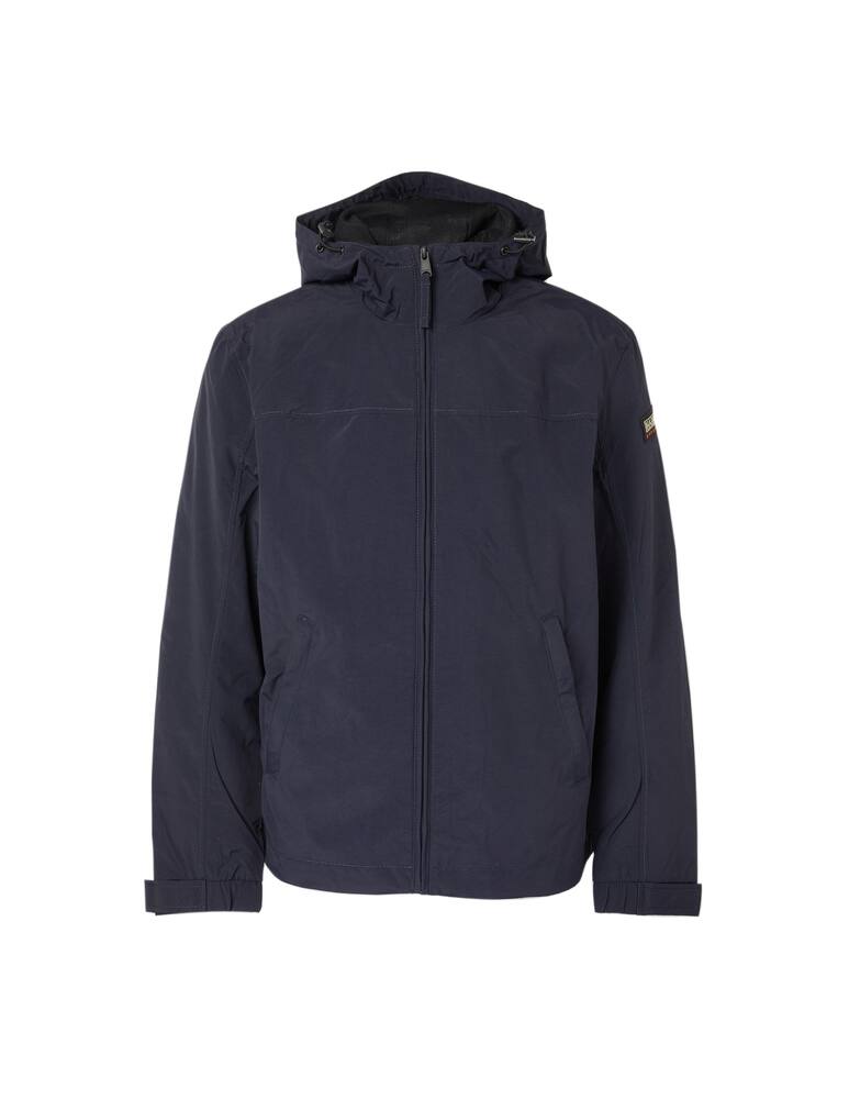 rinascente Napapijri Shelter h fzip hooded jacket - blue