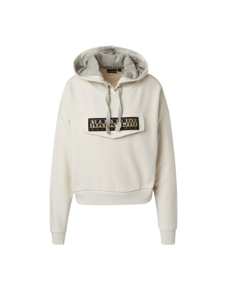 rinascente Napapijri Croppes Burgee hoodie - white