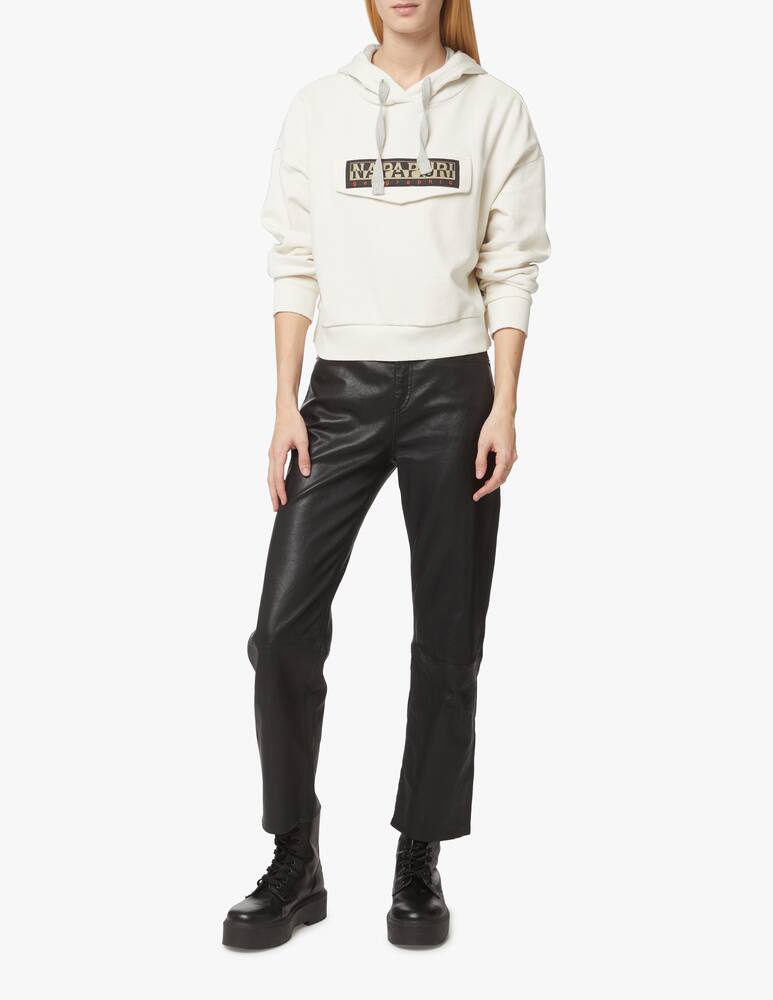 rinascente Napapijri Croppes Burgee hoodie - white