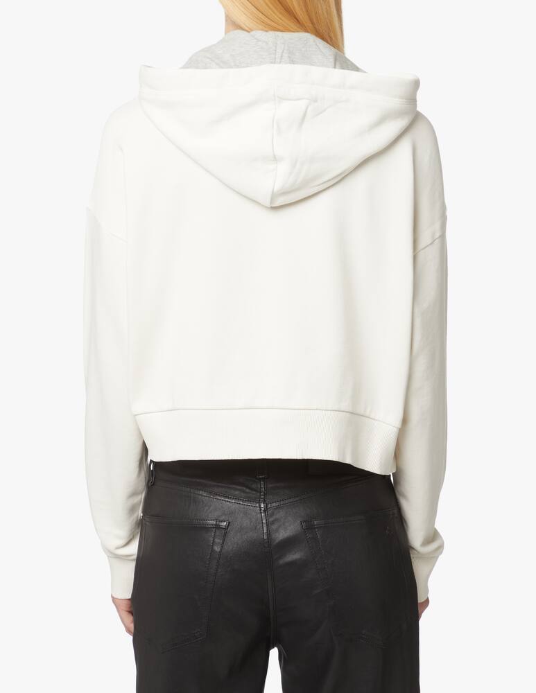 rinascente Napapijri Croppes Burgee hoodie - white