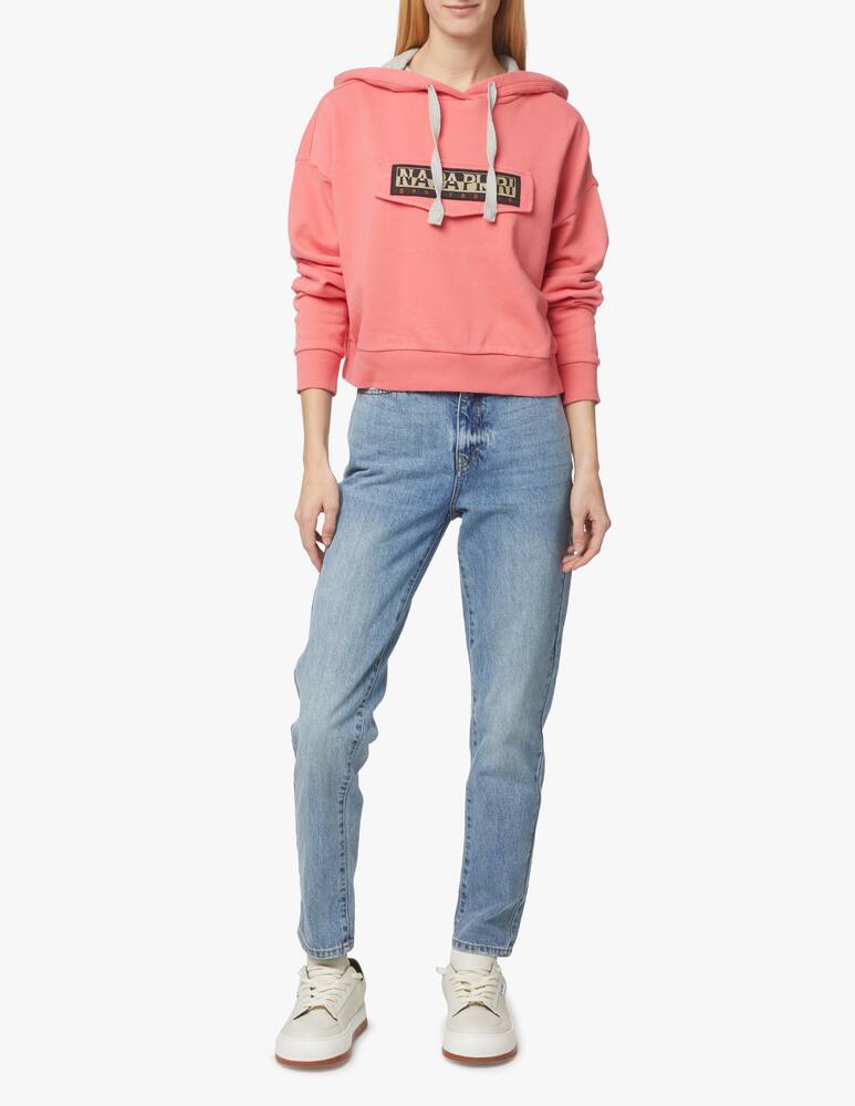 rinascente Napapijri Croppes Burgee hoodie - pink