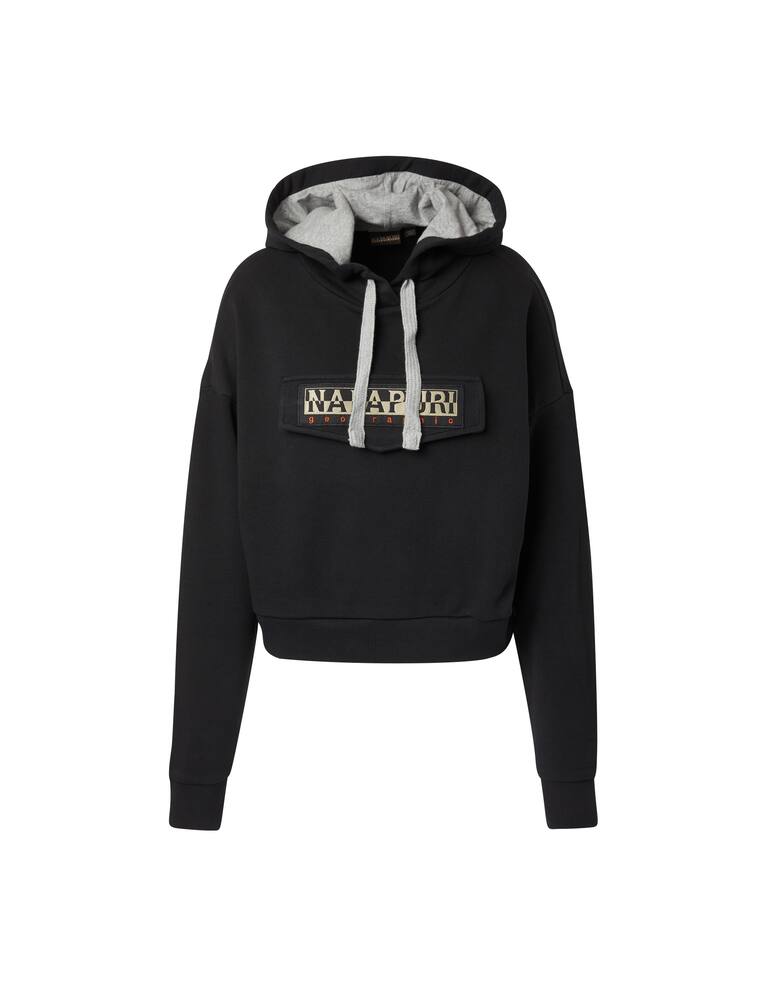 rinascente Napapijri Felpa Burgee Crop - nero